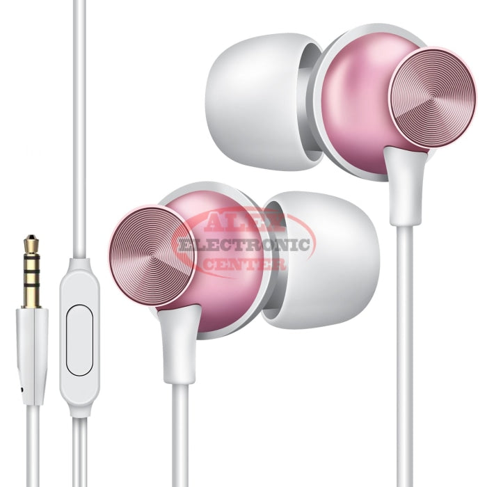 Overtime Metal Earbuds Pink Audio Devices