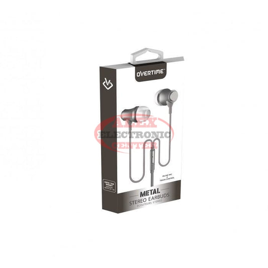 Overtime Metal Stereo Earbuds Accessories