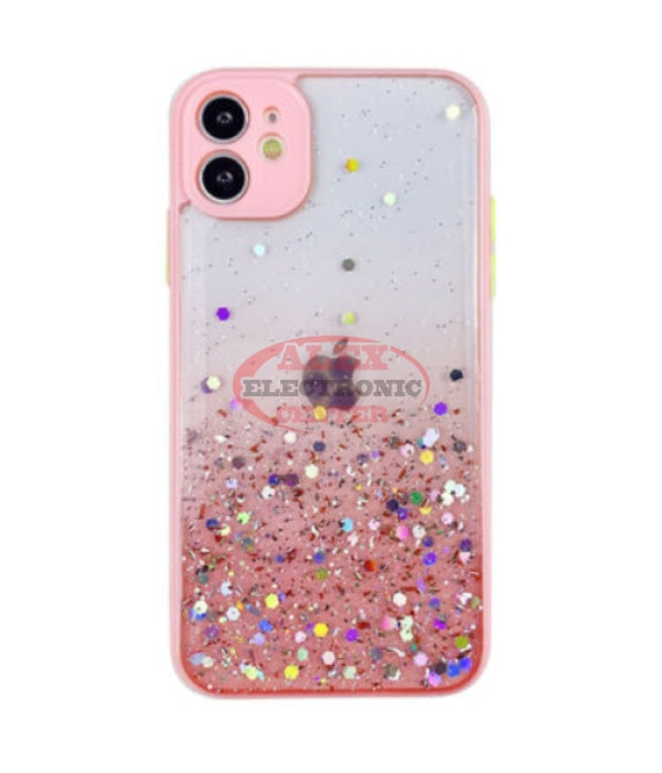Pastel Glitter Case Iphone 11 / Pink