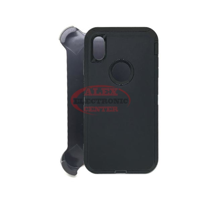 Apple Phonecase With Clip Defender Iphone Xs Max / Black Case