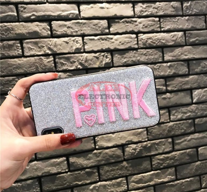 Pink Glitter Case Iphone 7/8 Plus / Gray