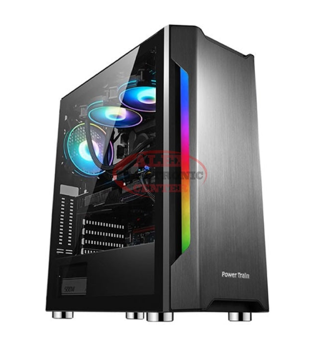 Power Train 2080 Pc Case Black Computers