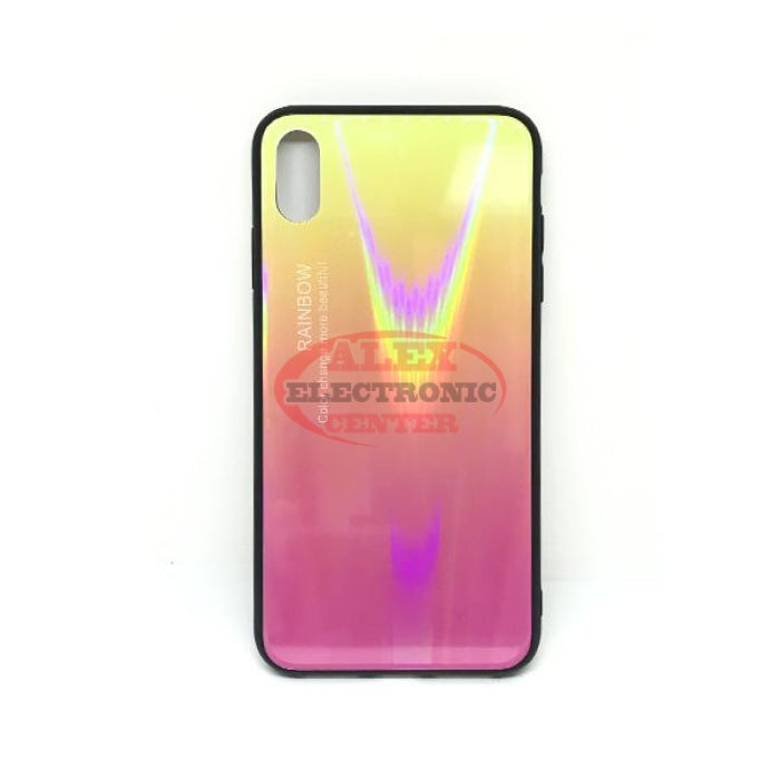 Rainbow Case Iphone Xs Max / Yellow & Pink