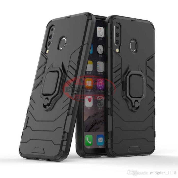 Ring Finger Hard Case Samsung A01 / Black