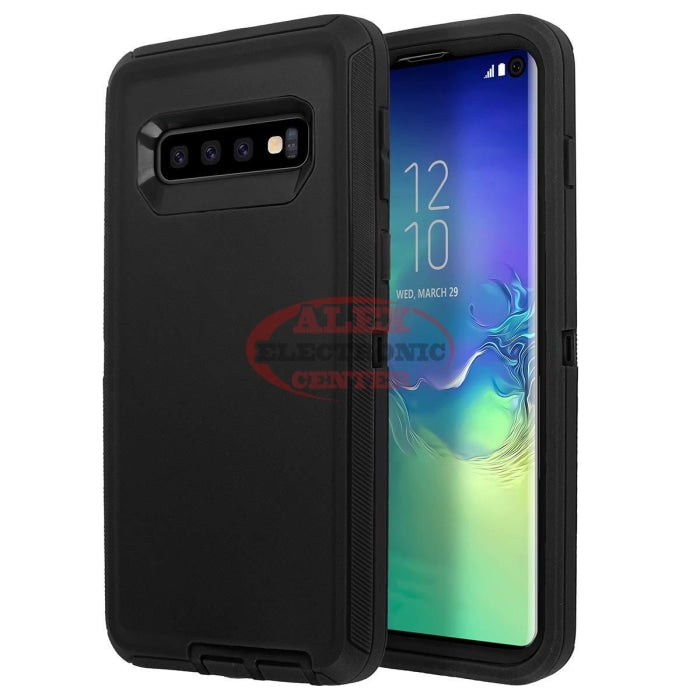 Samsung Phonecase With Clip Defender S10 Plus / Black Case