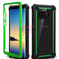 Samsung Tpu+Bumper Shockproof Case Black & Green / Galaxy S10 Plus