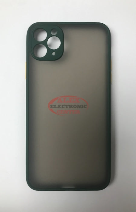Smoke Bumpercase With Camara Cover Iphone 7/8 / Dark Green/orange Case