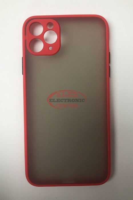 Smoke Bumpercase With Camara Cover Iphone 7/8 / Red/black Case