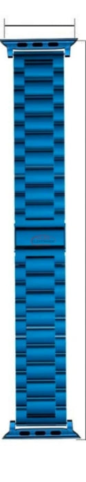 Stainless Iwatch Bands 42/44 Blue Accessories