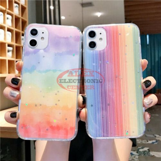 Star Epoxy Soft Rainbow Case Iphone 12 Pro (6.1) / 1Rainbowstrip