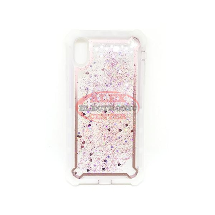 Tpu With Glitter Iphone 7/8 / Rose Gold Case