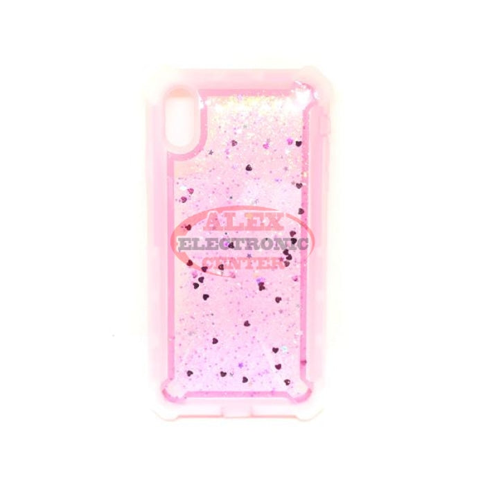 Tpu With Glitter Iphone 7/8 / Pink Case