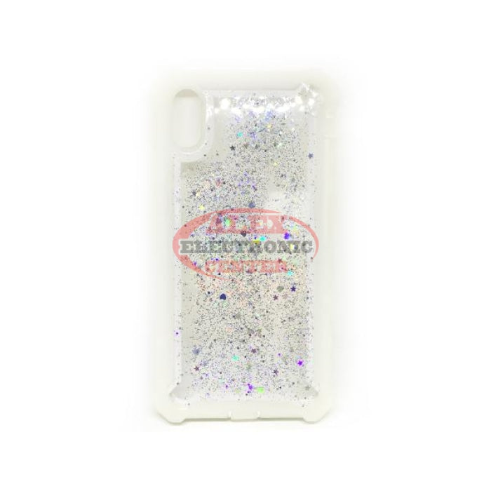Tpu With Glitter Iphone 7/8 / White Case