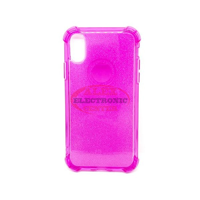 Transparent Clear Sheer Glitter Case Iphone Xs/x / Pink