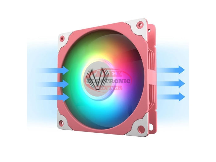 Vetroo Sakura Pink Frame 120Mm Case Fan Computers